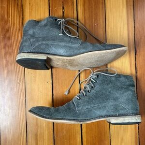 Charcoal Suede Chukka Boots
